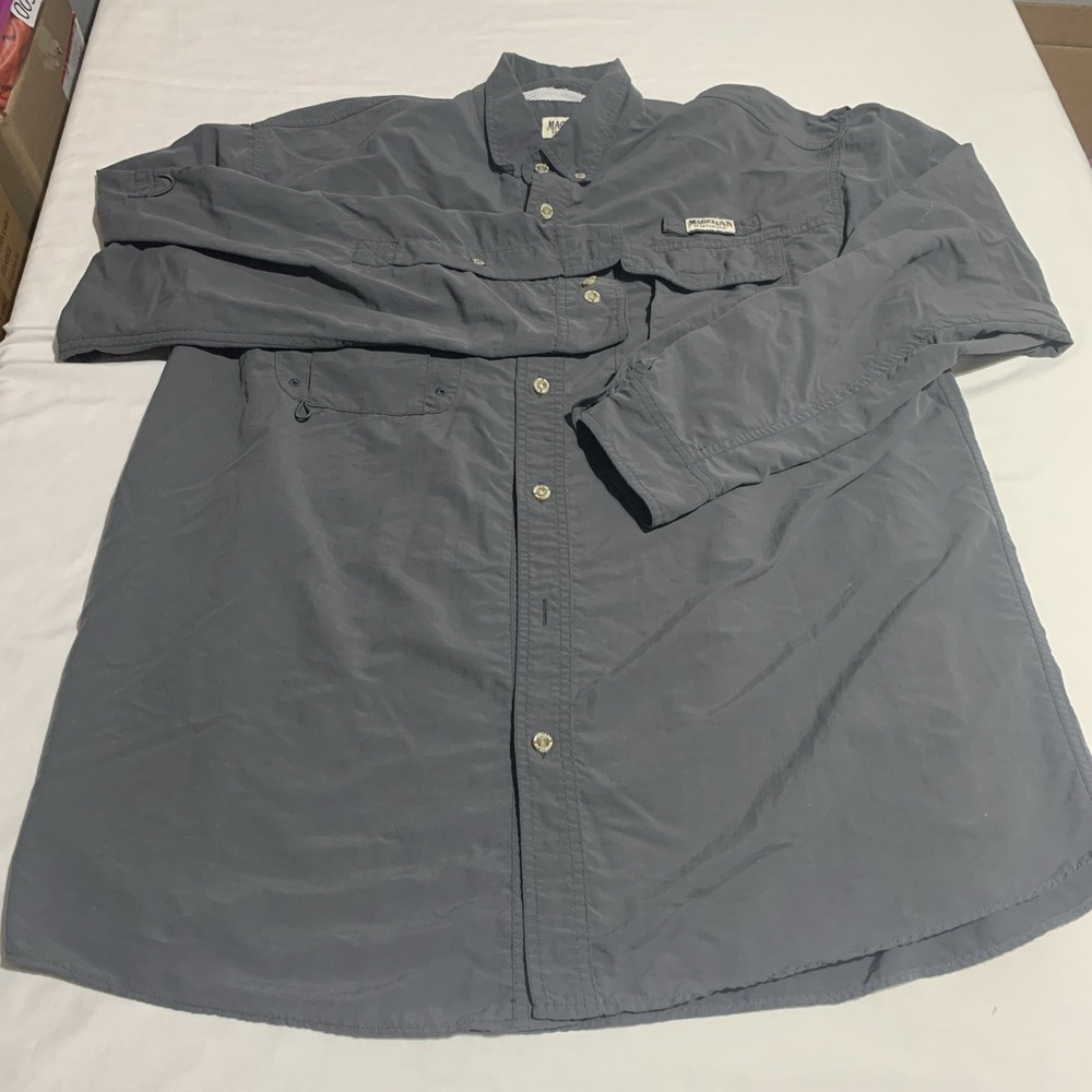 Magellan Shirt Long Sleeve Fishing Black Size XL Fishing Outdoors Hiking Hunting